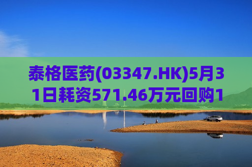 泰格医药(03347.HK)5月31日耗资571.46万元回购10.6万股A股