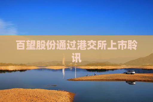 百望股份通过港交所上市聆讯