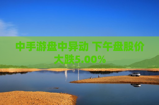 中手游盘中异动 下午盘股价大跌5.00%