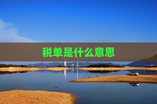税单是什么意思  第1张