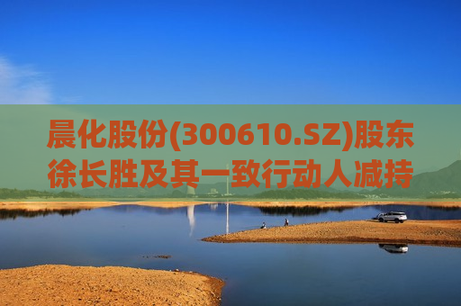 晨化股份(300610.SZ)股东徐长胜及其一致行动人减持期满 合计减持3.9万股