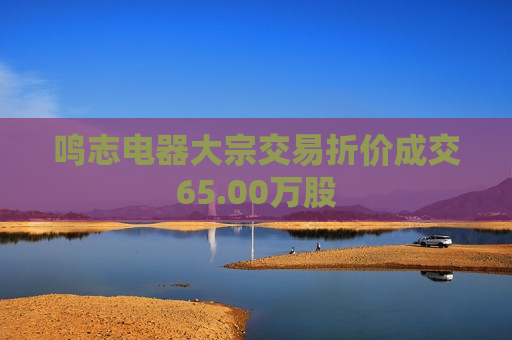 鸣志电器大宗交易折价成交65.00万股