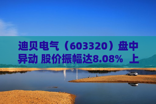 迪贝电气（603320）盘中异动 股价振幅达8.08%  上涨7.72%（07-12）