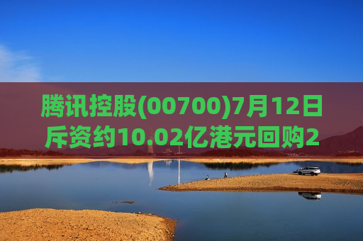 腾讯控股(00700)7月12日斥资约10.02亿港元回购254万股
