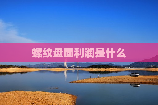 螺纹盘面利润是什么