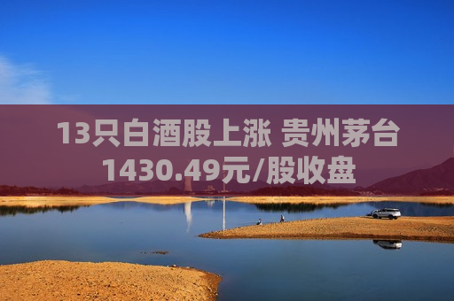 13只白酒股上涨 贵州茅台1430.49元/股收盘
