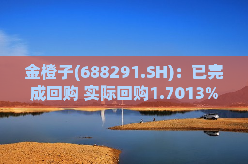 金橙子(688291.SH)：已完成回购 实际回购1.7013%公司股份