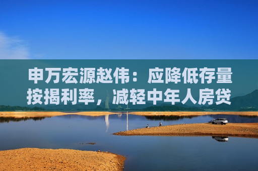 申万宏源赵伟：应降低存量按揭利率，减轻中年人房贷压力