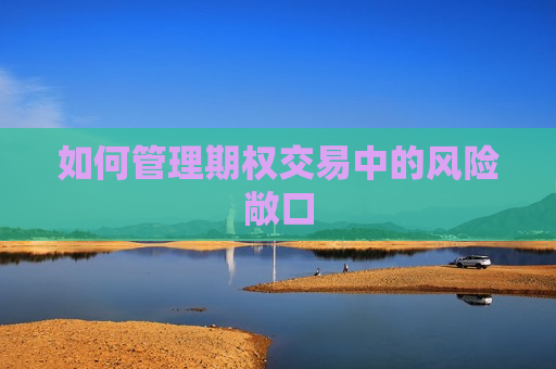 如何管理期权交易中的风险敞口