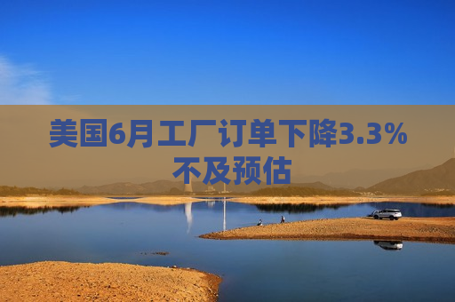 美国6月工厂订单下降3.3% 不及预估