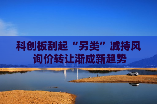 科创板刮起“另类”减持风 询价 *** 渐成新趋势