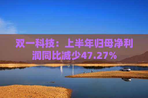 双一科技：上半年归母净利润同比减少47.27%