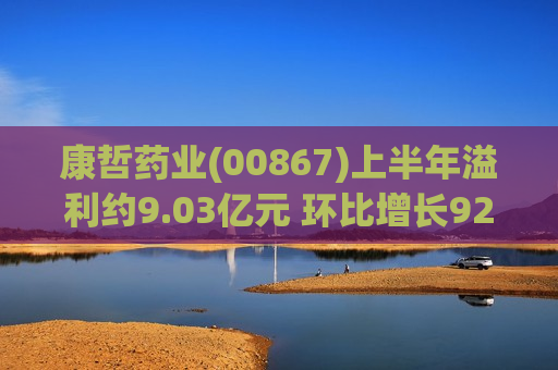 康哲药业(00867)上半年溢利约9.03亿元 环比增长92.8%  第1张