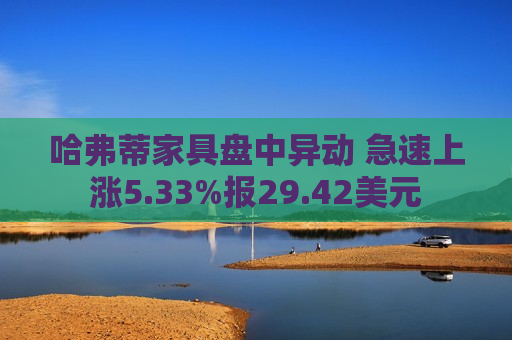 哈弗蒂家具盘中异动 急速上涨5.33%报29.42美元