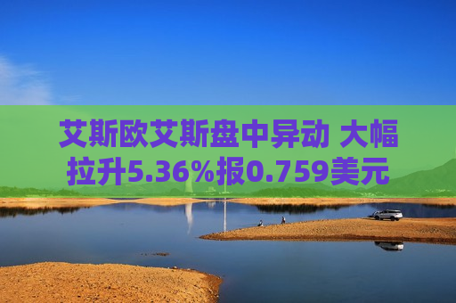 艾斯欧艾斯盘中异动 大幅拉升5.36%报0.759美元