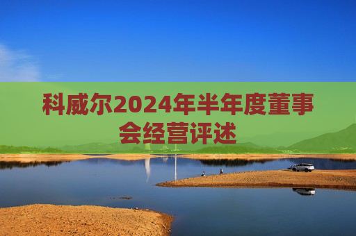 科威尔2024年半年度董事会经营评述