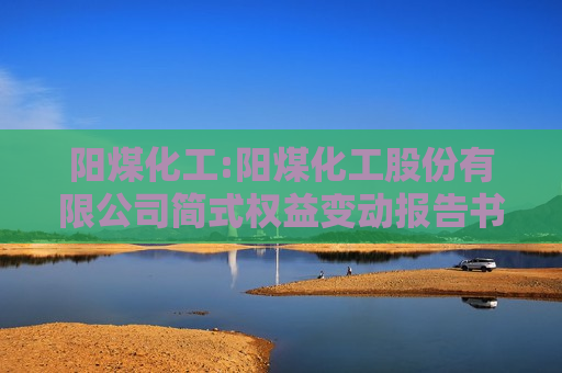 阳煤化工:阳煤化工股份有限公司简式权益变动报告书  第1张
