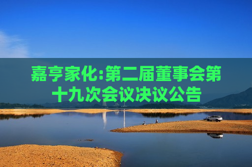 嘉亨家化:第二届董事会第十九次会议决议公告