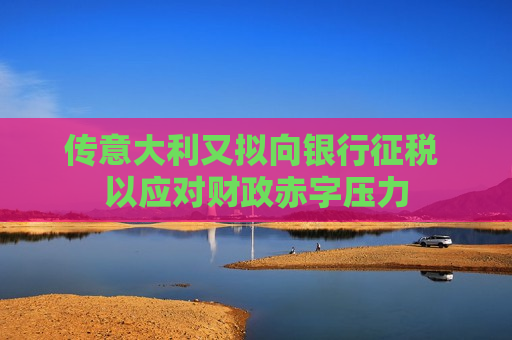 传意大利又拟向银行征税 以应对财政赤字压力  第1张