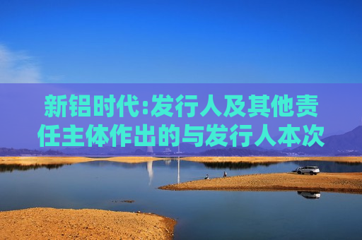 新铝时代:发行人及其他责任主体作出的与发行人本次发行上市相关的其他承诺事项