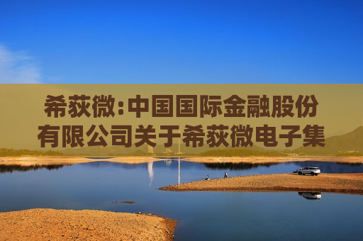 希荻微:中国国际金融股份有限公司关于希荻微电子集团股份有限公司2024年半年度持续督导跟踪报告