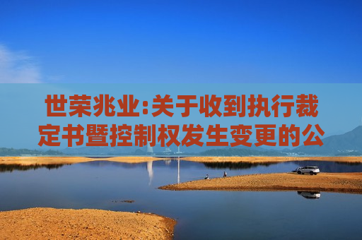 世荣兆业:关于收到执行裁定书暨控制权发生变更的公告