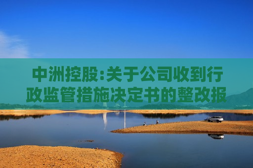 中洲控股:关于公司收到行政监管措施决定书的整改报告