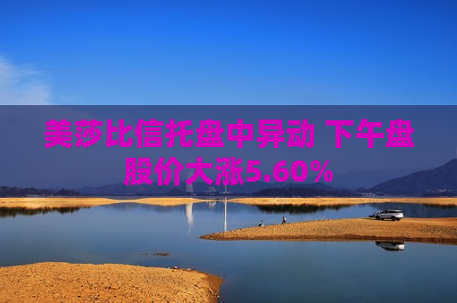 美莎比信托盘中异动 下午盘股价大涨5.60%