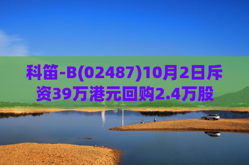 科笛-B(02487)10月2日斥资39万港元回购2.4万股