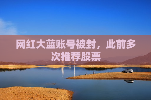 网红大蓝账号被封，此前多次推荐股票