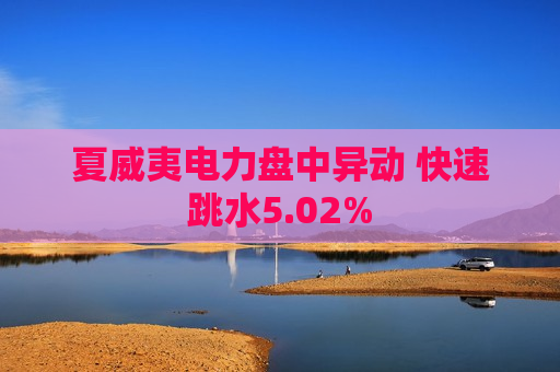 夏威夷电力盘中异动 快速跳水5.02%