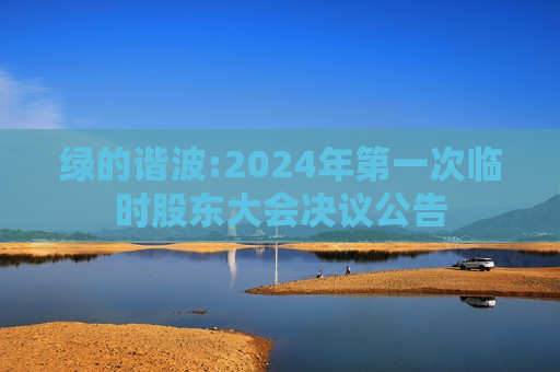 绿的谐波:2024年之一次临时股东大会决议公告  第1张