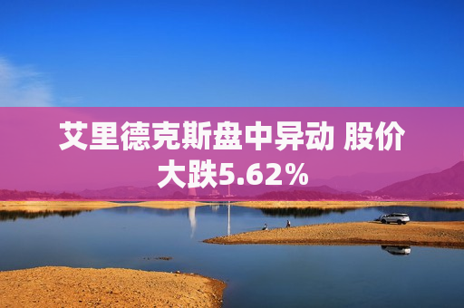 艾里德克斯盘中异动 股价大跌5.62%