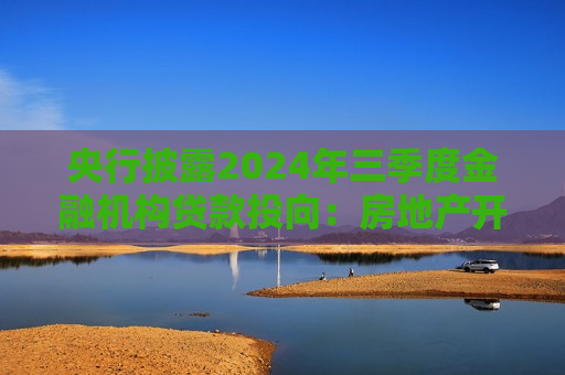 央行披露2024年三季度金融机构贷款投向：房地产开发贷款增速提升 住户消费贷款仍保持增长