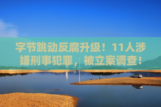 字节跳动反腐升级！11人涉嫌刑事犯罪，被立案调查！