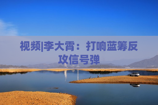 视频|李大霄：打响蓝筹反攻信号弹