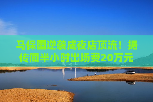 马保国逆袭成夜店顶流！据传闻半小时出场费20万元，还涉足二次元展会、商场庆典等