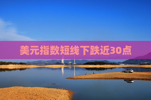 美元指数短线下跌近30点  第1张