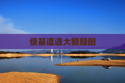 债基遭遇大额赎回
