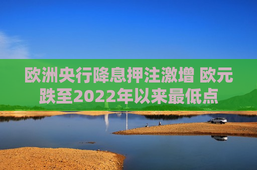 欧洲央行降息押注激增 欧元跌至2022年以来更低点