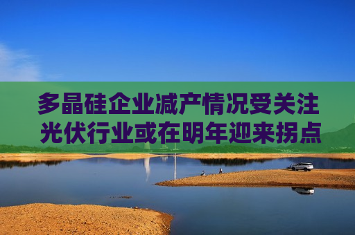 多晶硅企业减产情况受关注 光伏行业或在明年迎来拐点  第1张
