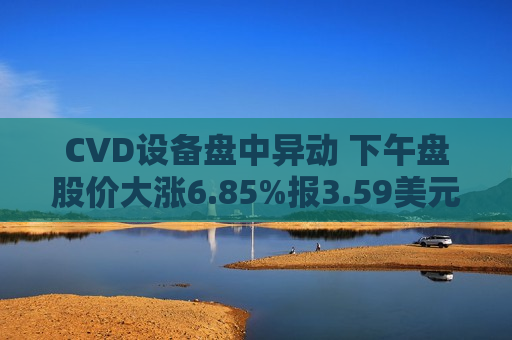 CVD设备盘中异动 下午盘股价大涨6.85%报3.59美元