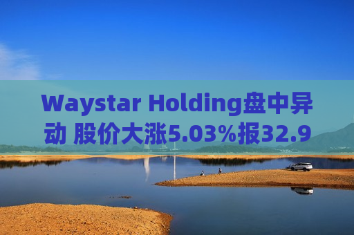 Waystar Holding盘中异动 股价大涨5.03%报32.95美元