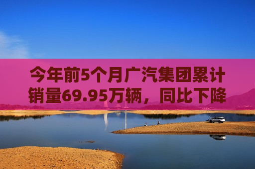 今年前5个月广汽集团累计销量69.95万辆，同比下降24.51%