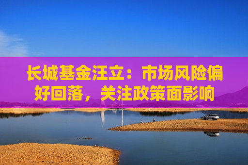 长城基金汪立：市场风险偏好回落，关注政策面影响