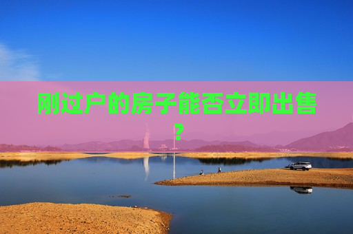刚过户的房子能否立即出售？