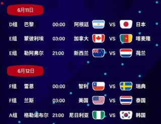 2019女足世界杯赛程表(2019女足世界杯赛程表格)