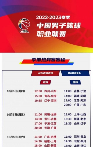 cba总决赛时间安排2022(cba总决赛时间20192020)