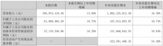三鑫医疗2024年前三季度净利1.68亿同比增长18.74% 销售商品增加
