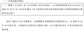 弗克股份选举丁健为公司董事长 2024年上半年公司净利78.27万